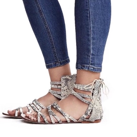 snake gladiator sandals